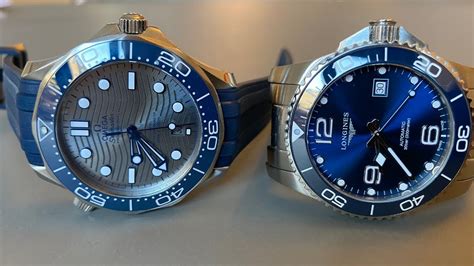 Longines Hydroconquest v Omega Seamaster (yes I know